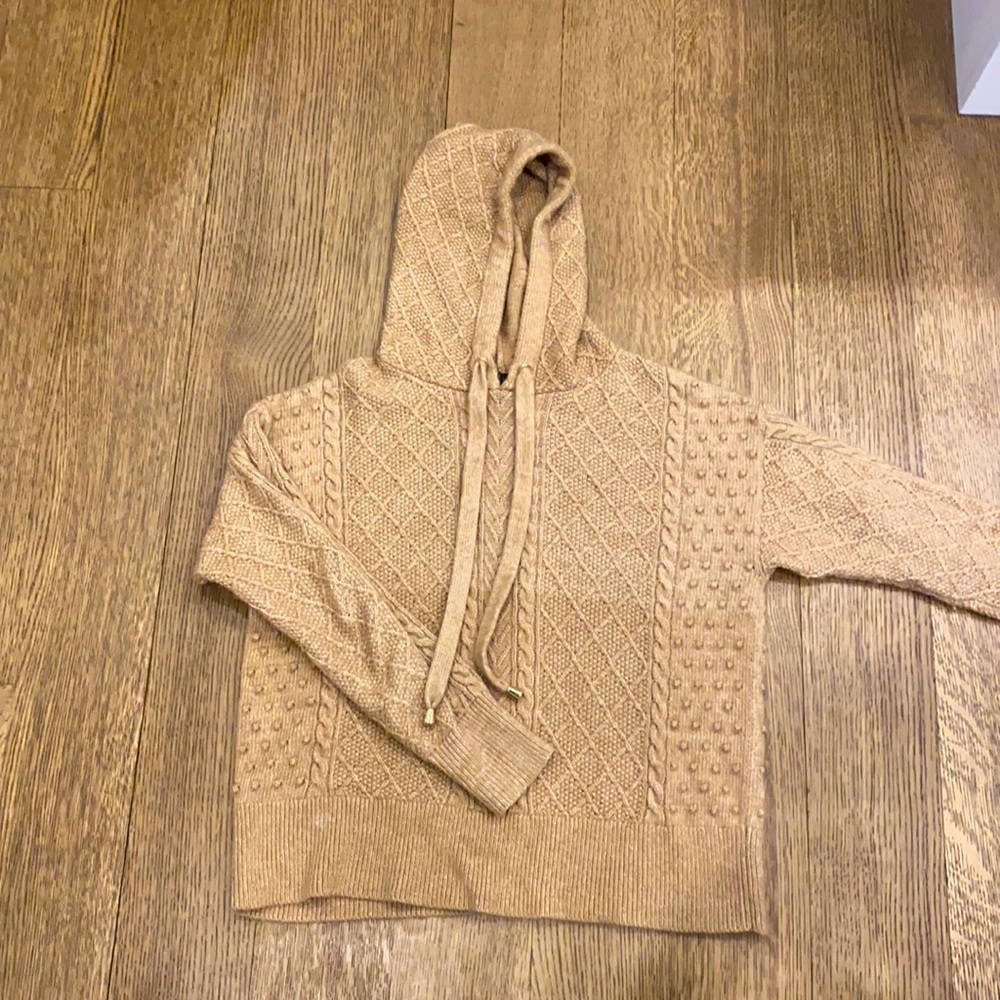 Brown gold sweater